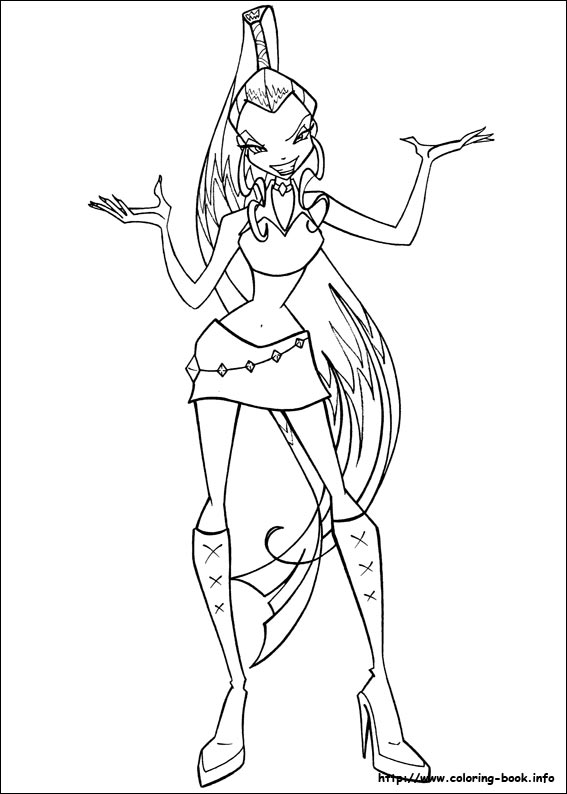 Winx Club coloring picture